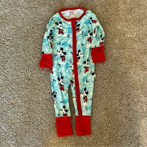 Little Sleepies Mickey Winter Wonderland Zippy